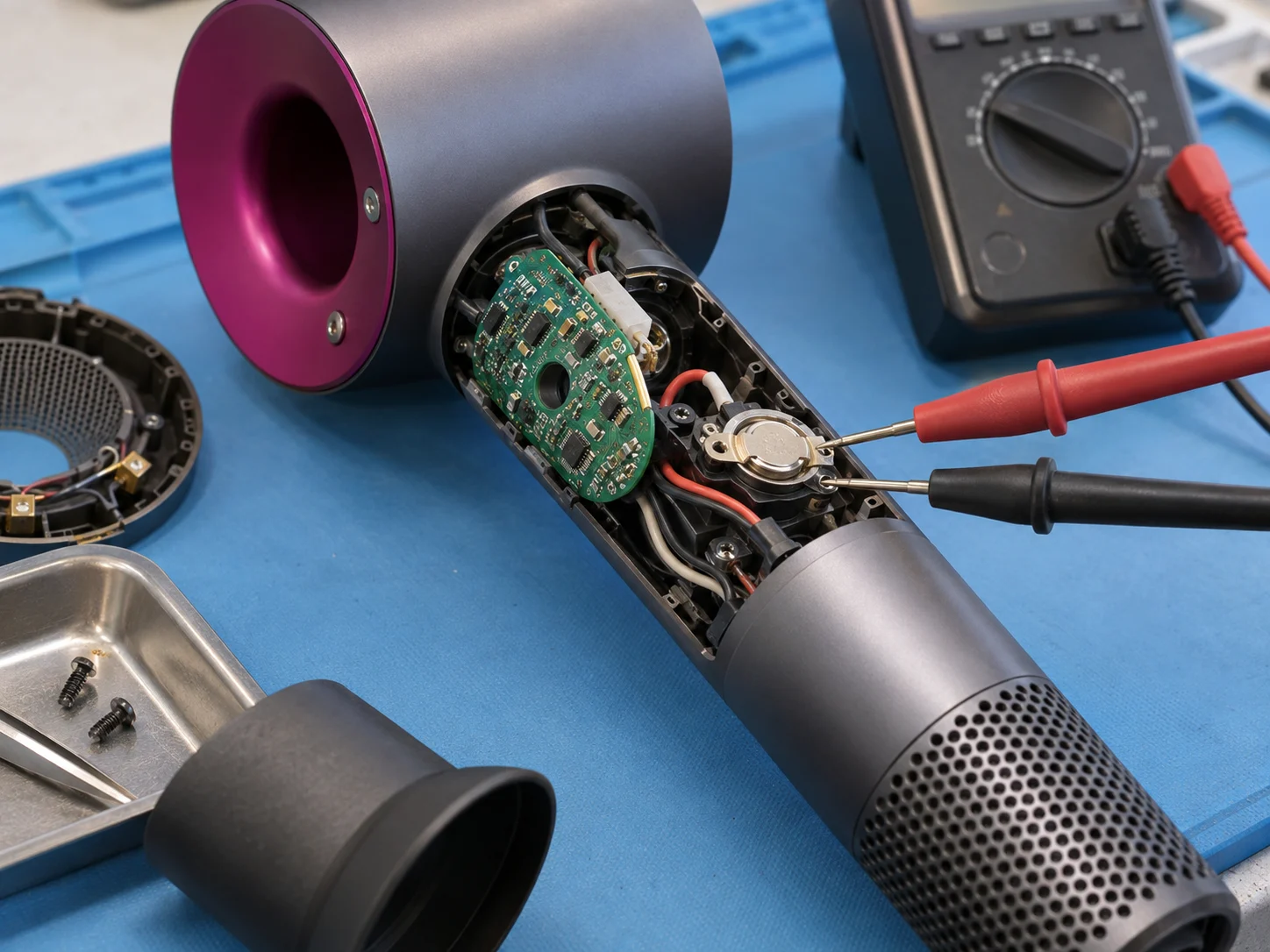 Ремонт платы фена Dyson