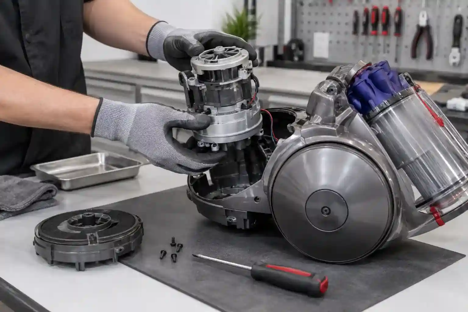 Замена двигателя пылесоса Dyson