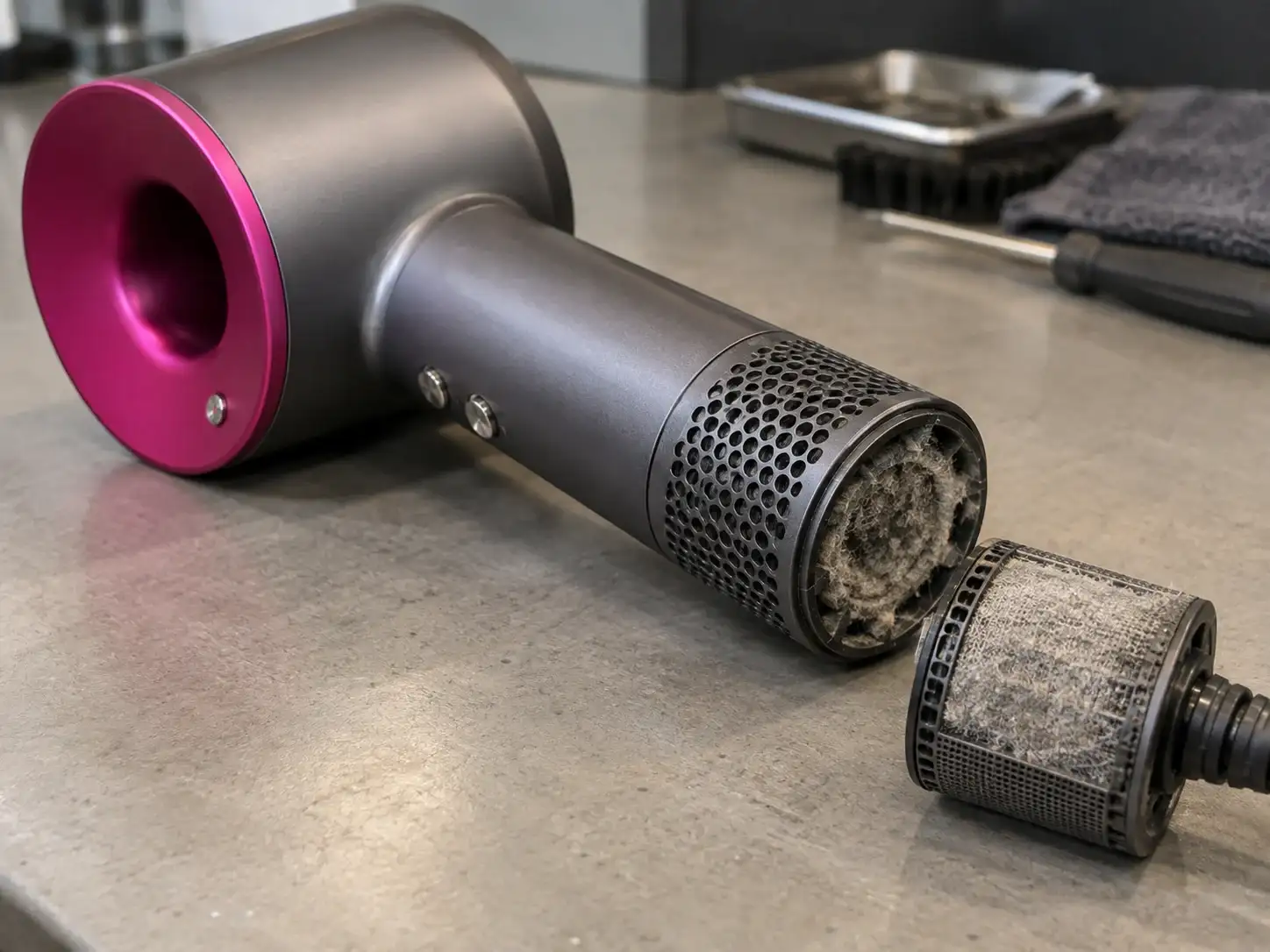 Фен Dyson слабо дует
